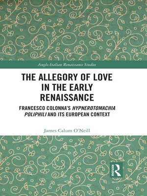 cover image of The Allegory of Love in the Early Renaissance